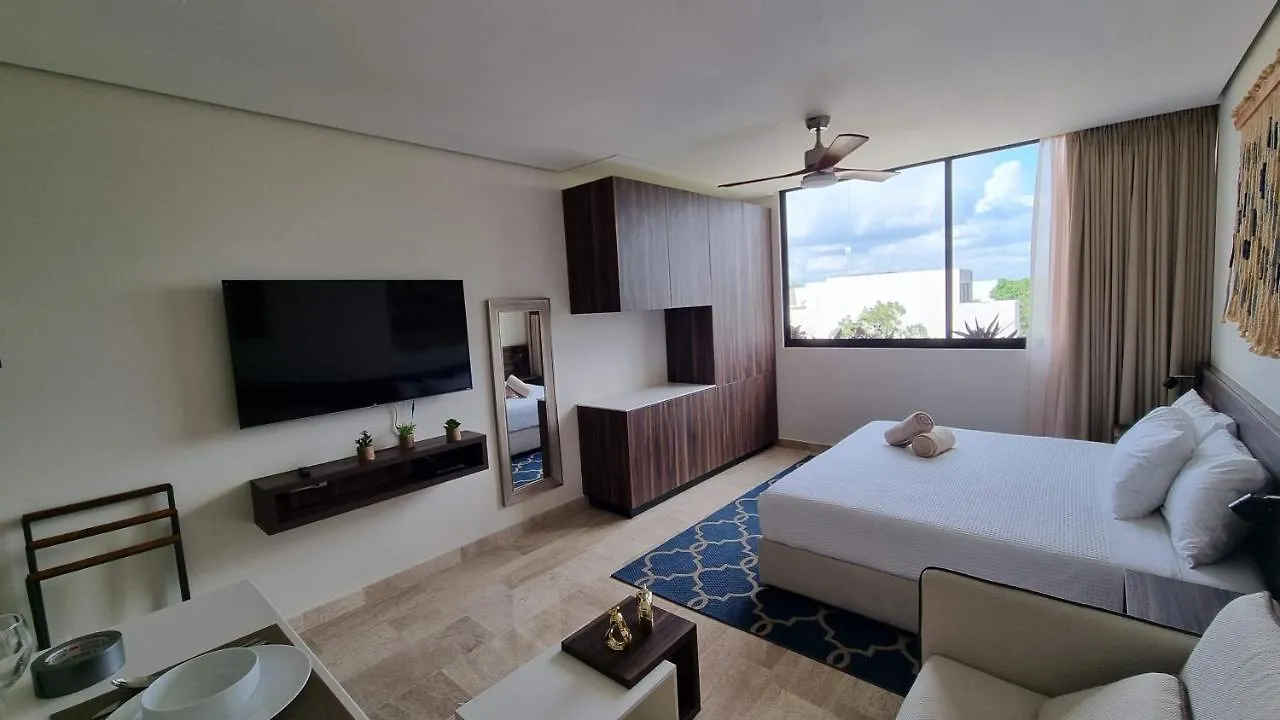 Tulum, Aldea Zama, Acogedor Estudio, Wifi 0*, 图卢姆