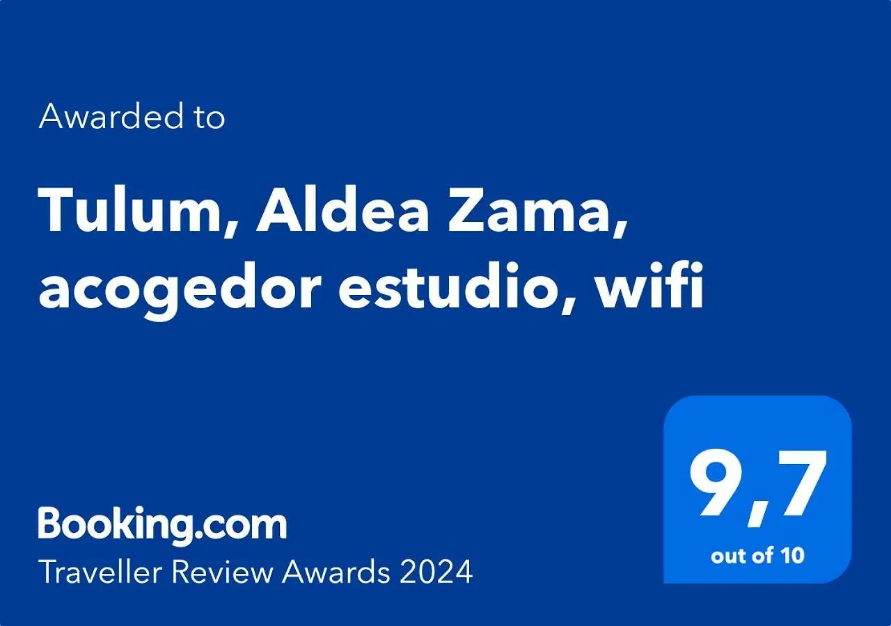 公寓 Tulum, Aldea Zama, Acogedor Estudio, Wifi
